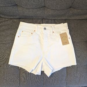 Jessica Simpson high waist shorts in white